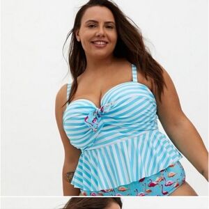 ISO Torrid blue swim botton